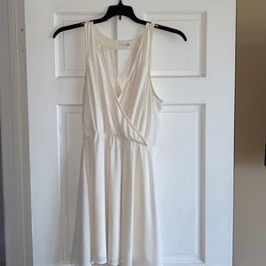 Cream/white dress size large. Brand Lush
